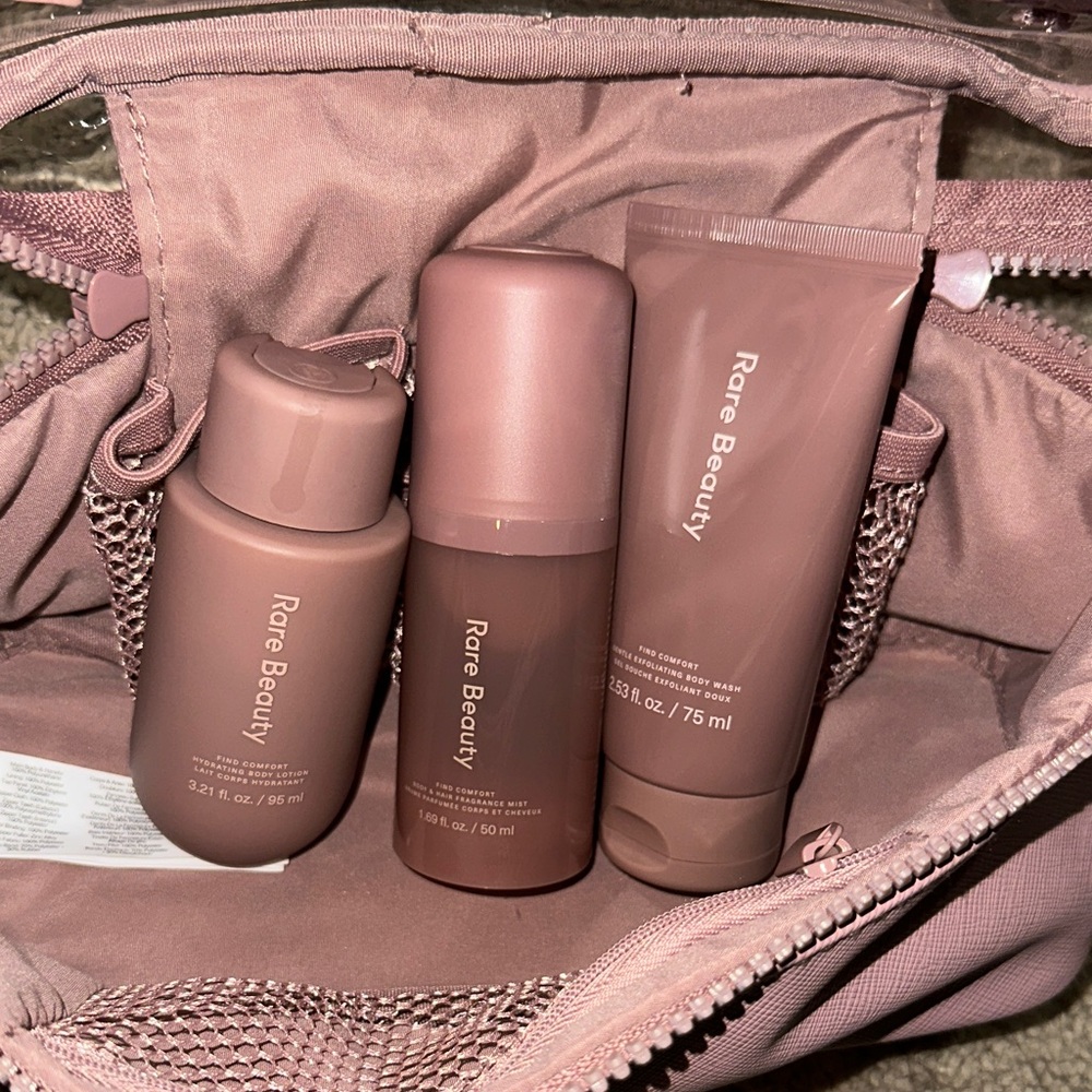Rare Beauty Find Comfort Body-care Travel Set in Mauve - Picture 2 of 4